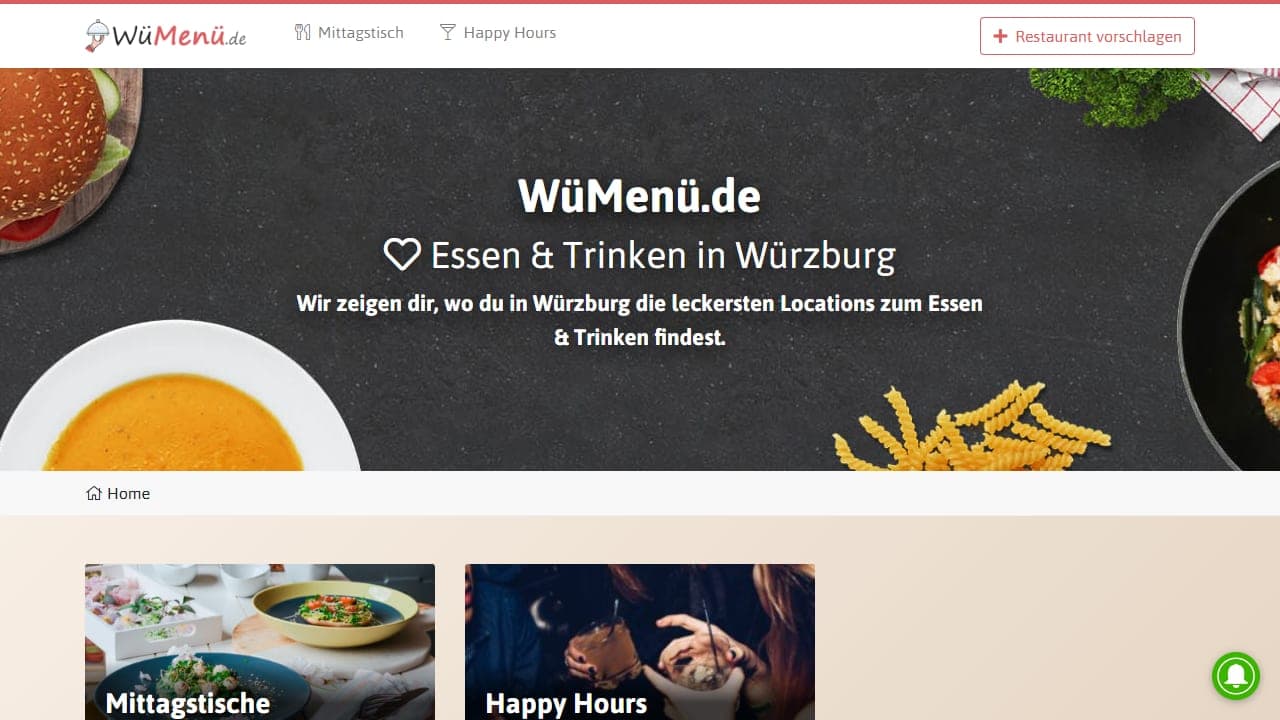 Screenshot von WüMenü